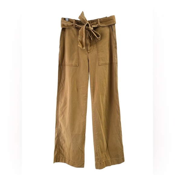 Gap tan high rise wide leg jeans - Picture 1 of 5